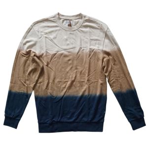 Sweatshirt em degradé bege e azul - reCloset roupa em segunda mão